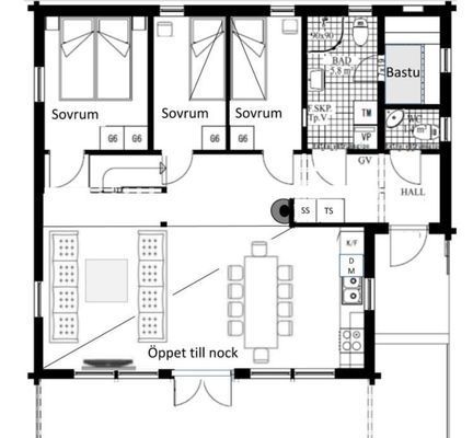 Mysig fjällstuga, milsvid utsikt, ski in - ski out - Bild 9