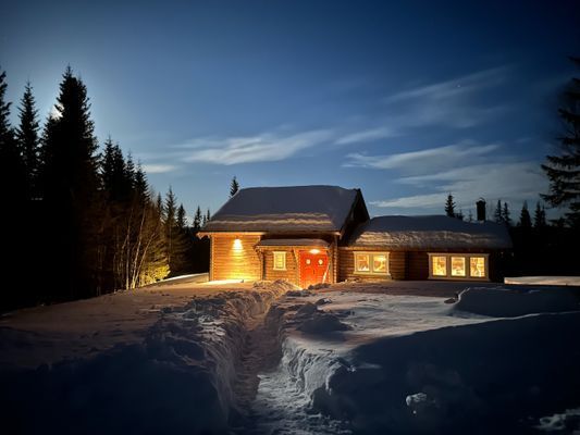 Fjällstuga Trillevallen - timmerstuga