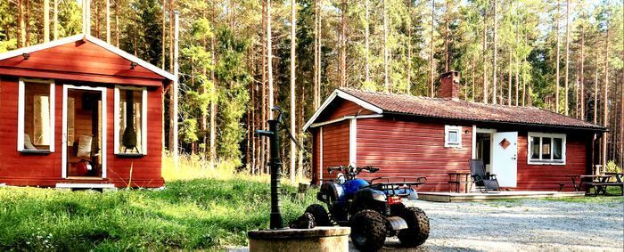 Salacabin är nära sjö utan grannar.