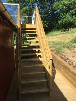 Stuga Båstad/Bjäre, solterrass m utsikt - Bild 16