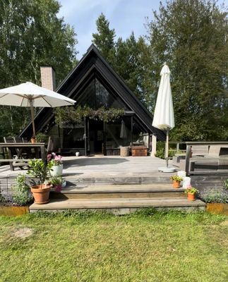 Unikt hus i dansk design 150 m från vattnet