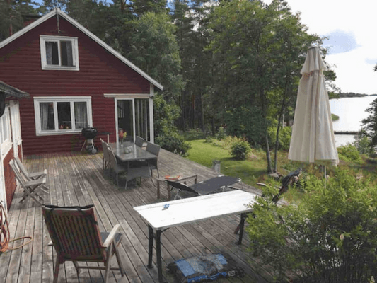 Paradis/sjötomt/strand/klippor/enskilt/båt