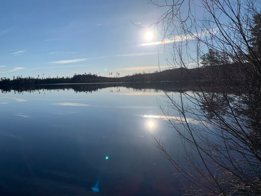 Mysig stuga nära badsjö och skogen tätt inpå - Bild 5