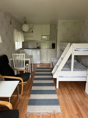 Litet hus i Visby med uteplats