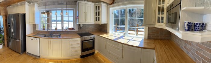 Timmerhus med egen sandstrand och brygga, inkl båt - Bild 23