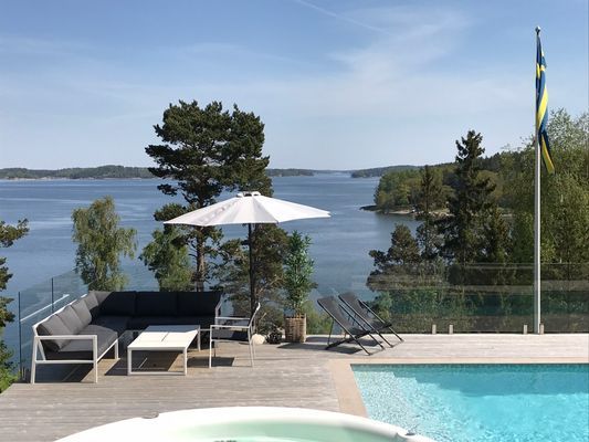 Magnifikt hus - Pool&Spa, Sthlm Skärgård