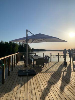 Emmesviken - Sjöstuga med egen vik, bastuflotte.